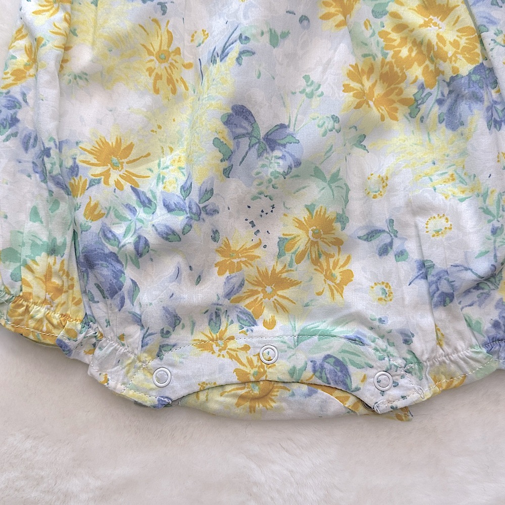 Janie and Jack Baby Girls Floral One Piece - Picture 4 of 7